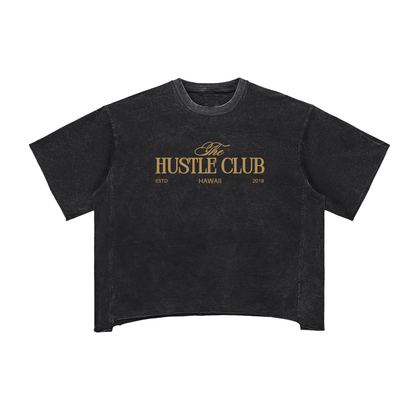 Snow Washed Hustle Club Tees